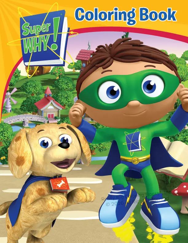 Super Why! Coloring Book