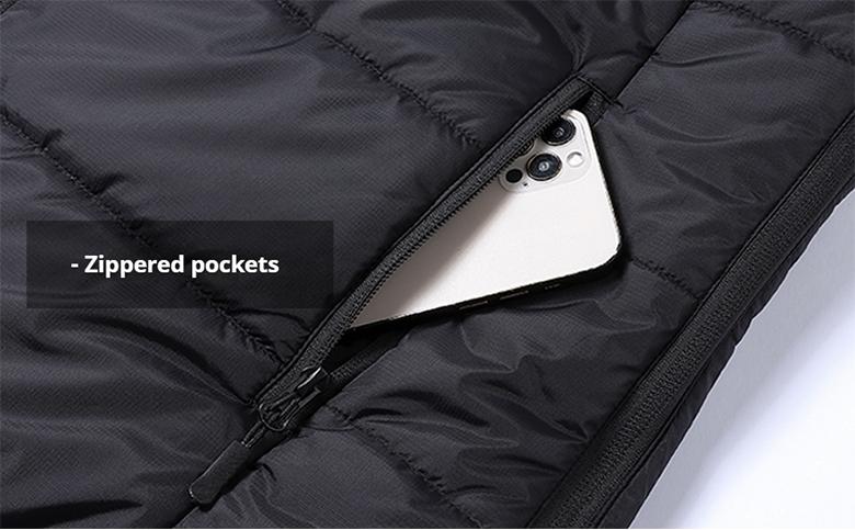 HEYALLY 2025 Unisex Heated Vest - Three-Level Temp Control, Heating Sheets, Ideal for Winter Sports, Skiing, Hunting, Daily Commute, Valentine's Day, Father's Day, Christmas Gift - Lightweight Heated Vest (S-3XL,Battery Not Included)