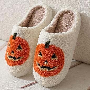 Cotton slippers for women, anti slip cashmere for warmth, monthly slippers for indoor home, cute and fluffy cotton mop Girl Footwear Flipflop