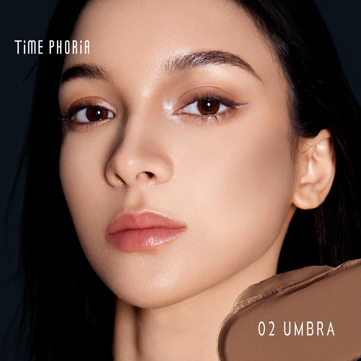 [TIMEPHORIA] Eclipse Spark 2-in-1 Cosmetic Face Contour Stick - 7g Smooth Brush-Applicable Flawless Blend Highlighter for Summer Vibes,back to school
