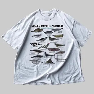 Seal Tshirt Y2k, seals of the world shirt, seal species 90s retro tee, gift t-shirt,selkie seal crewneck tee shirt, silly seals animal t-shirt seal sh Sweatshirt, Hoodie, Comfort Colors