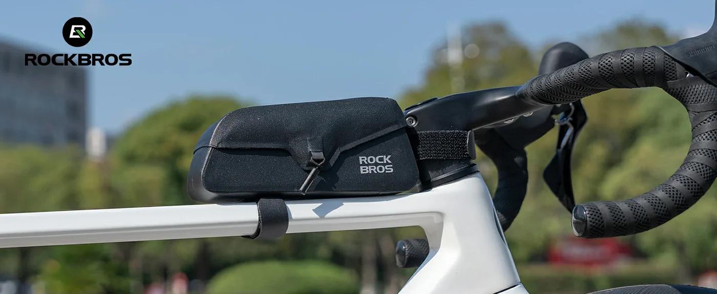 ROCKBROS Magnetic 100% Waterproof Bike Top Tube Frame Bag 0.6L/0.9L