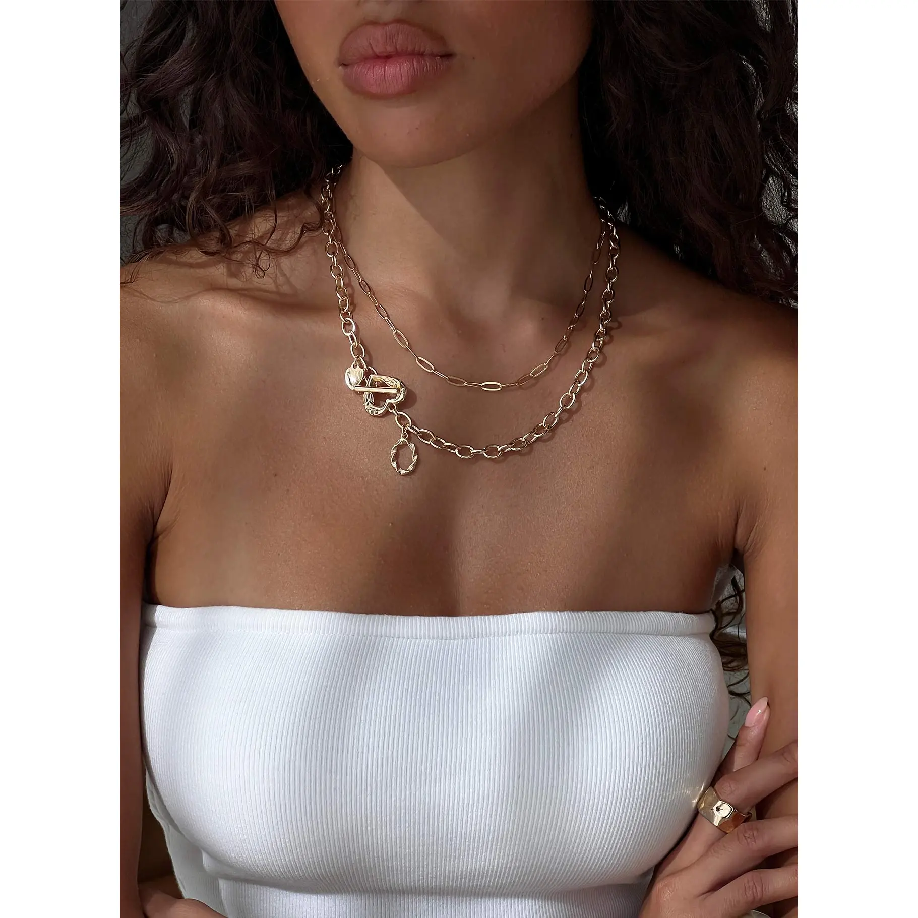 Mirabellah Necklace Pack Gold