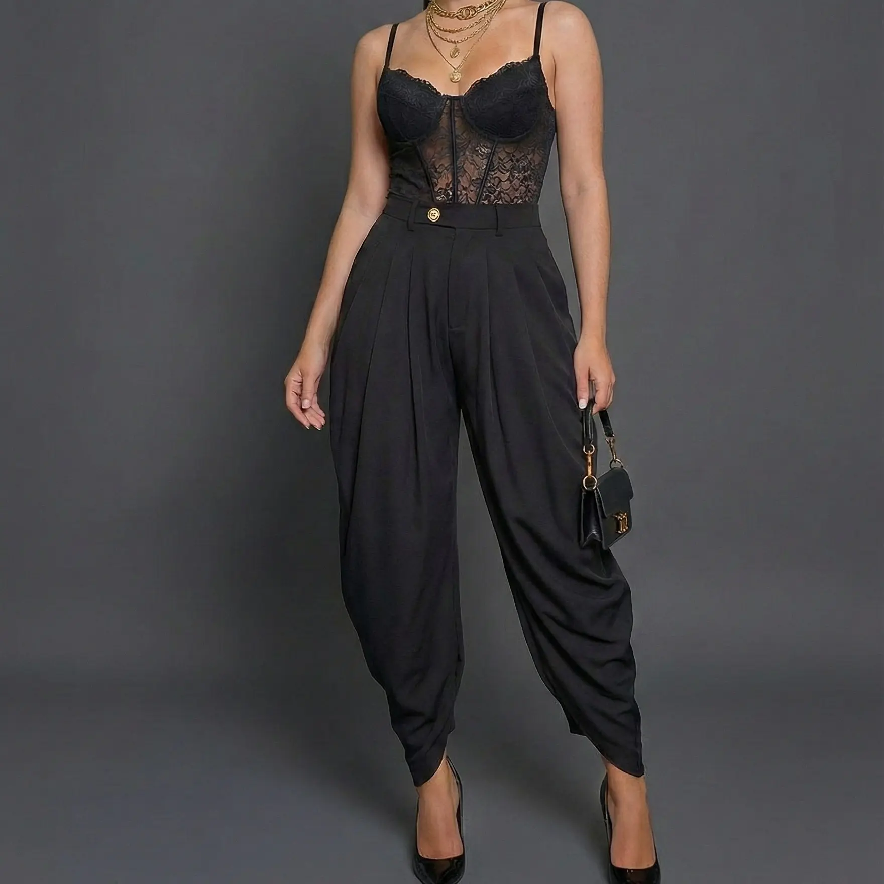 ChicCurve Modern Elegance Pants - Sleek Sophisticated Design for Any Occasion Versatile for Casual Outings & Formal Events Elevate Your Style