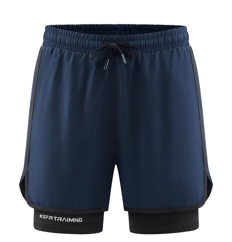 Newly upgraded, men's quick-drying sports shorts Pro, inner pocket design - elastic and comfortable fitness pants, men's summer outdoor sports shorts.fit Newly upgraded, men's quick-drying sports shorts Pro, inner pocket design - elastic and comfortable fitness pants, men's summer outdoor sports shorts.fit