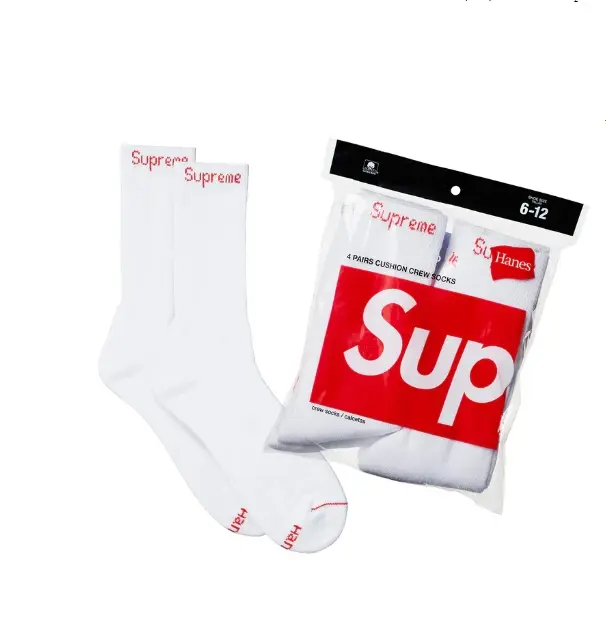 Supreme Hanes Men's Casual Daily Socks, Solid Black Crew Style for Everyday Wear, 4-Pair Value Pack, All Seasons