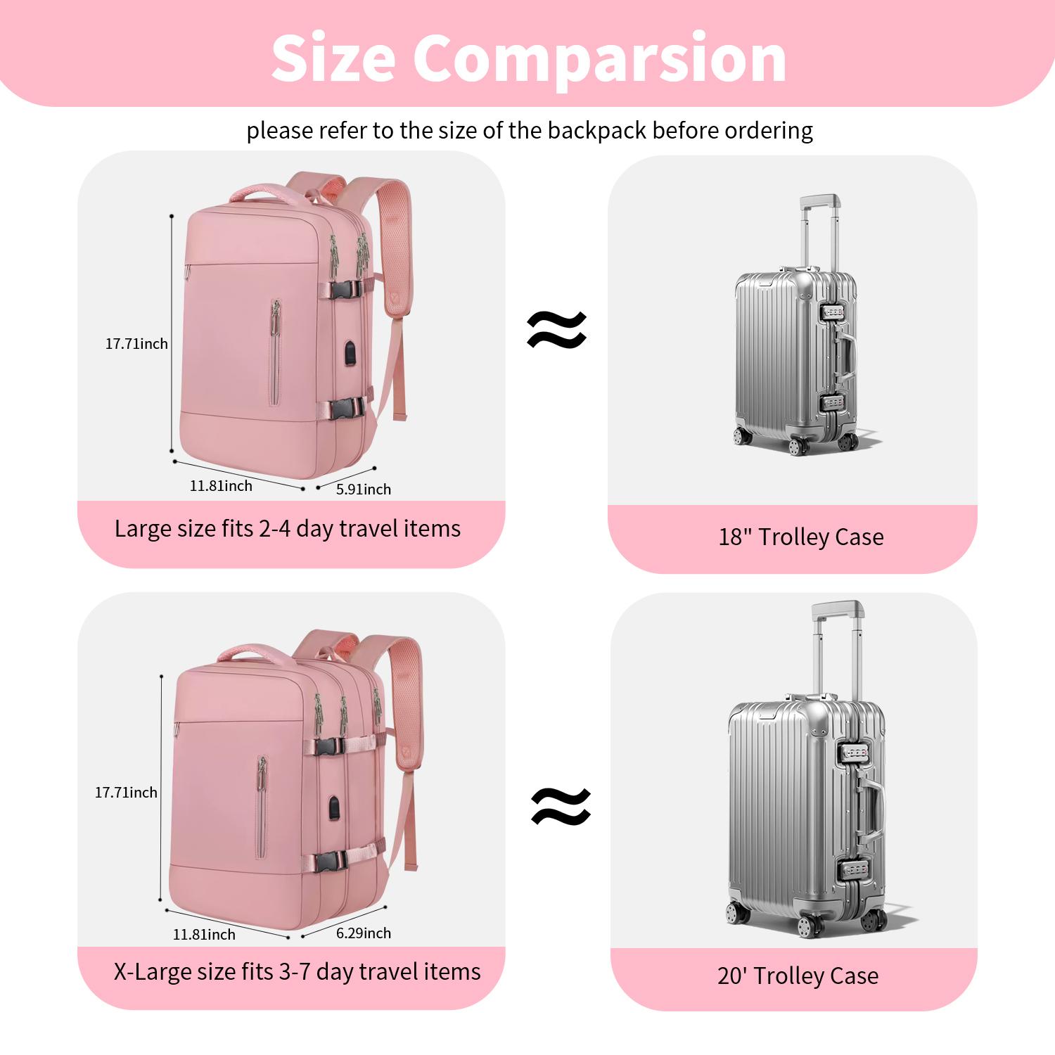 Business casual backpack for men women, laptop bag, large capacity travel bag, student schoolbag, student backpack