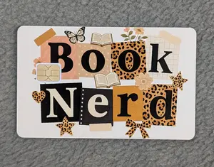Book Nerd #87 Card Protector Sticker, Overlay, Decorative Only