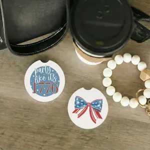 Party 1776 Bow Car Coaster Set