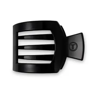 Jet Black TELETIES Flat Square Clip