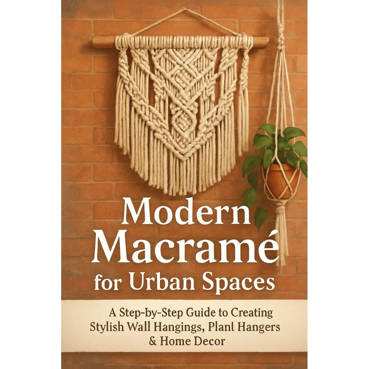 Modern Macramé for Urban Spaces: A Step-by-Step Guide to Creating Stylish Wall Hangings, Plant Hangers & Home Decor Paperback – October 25, 2025
