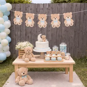 Teddy Bear Banner, Teddy Bear Garland, Teddy Bear Decorations, Teddy Banner, Teddy Bear Birthday, Teddy Bear Baby Shower, Teddy Bear Nursery