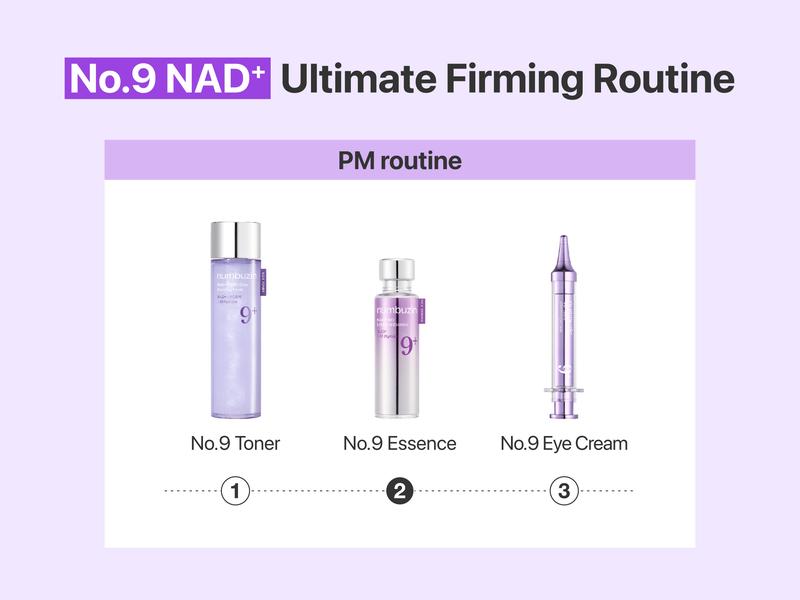 [numbuzin official shop] No.9 NAD+ Peptide Essence | NAD+ BIO Lifting-sil Essence | Lifting, Firming, Wrinkles, Fine Lines, Elasticity | Peptides, NAD+ | Serum for Aging, Dull Skin | 1.69 fl. oz.
