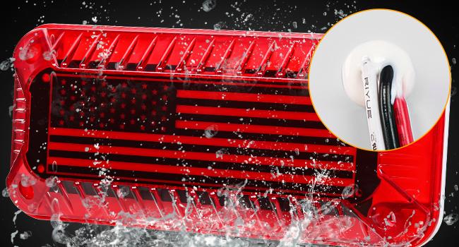 Nilight LED RV Tail Light 2PCS 72 LED Red Running Stop Brake Turn Signals Light White License Plate Light Surface Mount Waterproof Taillights for RV Caravan Camper Van