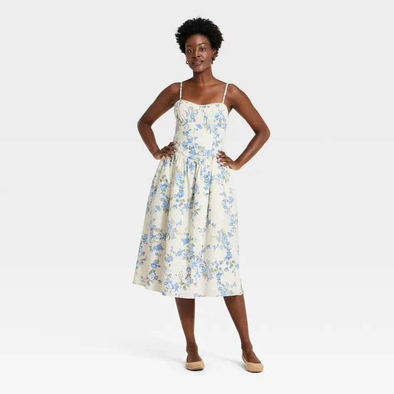 knee length dresses for ladies Corset Column Midi Dress – WeWoreWhat