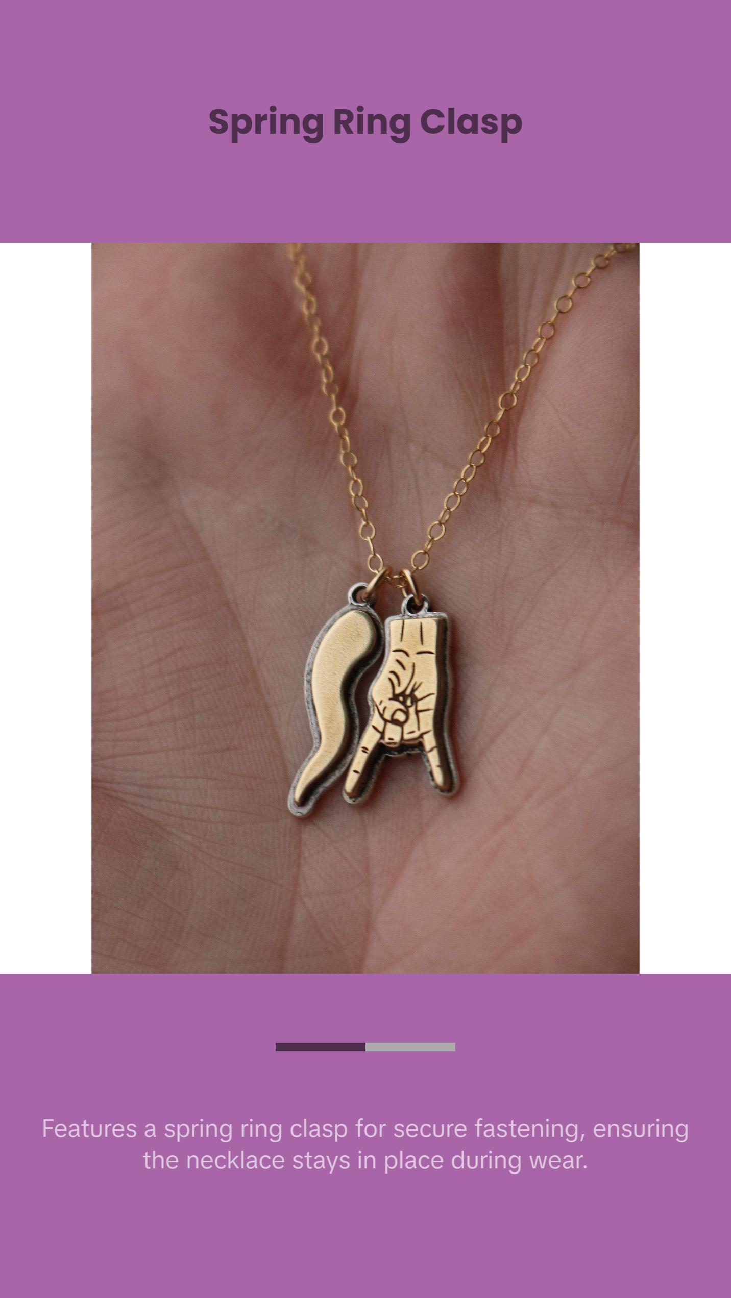 Mano Cornuto Cornicello Necklace