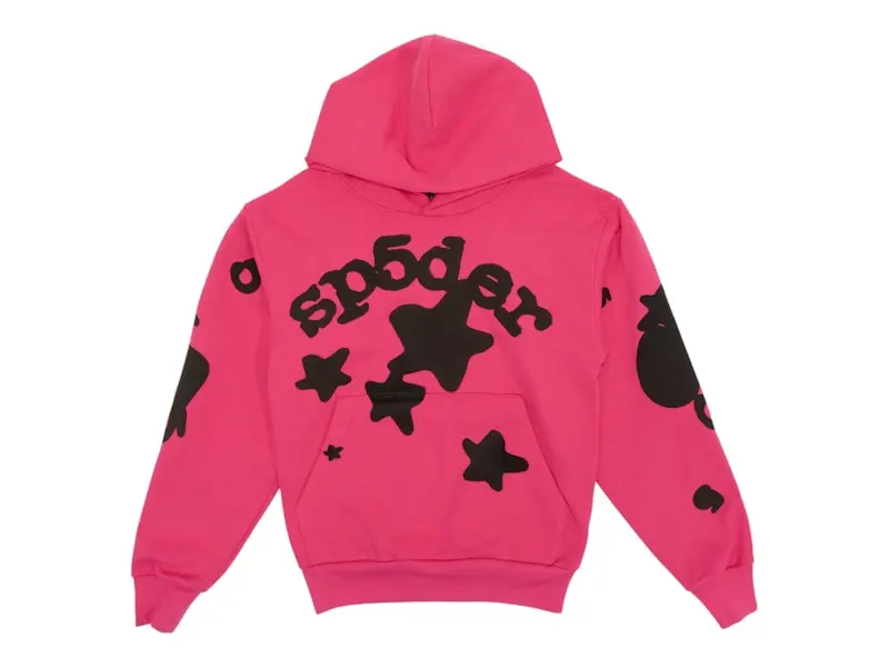 Sp5der Men's Beluga Hoodie Pink, from StockX