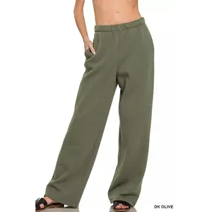 Zenana Fleece Sweatpant with Pockets