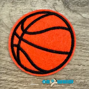 Basketball Iron-On Patch