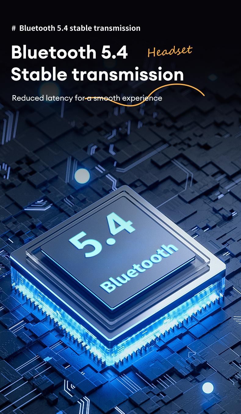 T26 Pro OWS Wireless Bluetooth Earbuds Luxurious Sound for Music & Phone Calls, Sport Headsets With Call Noise Canceling Mic