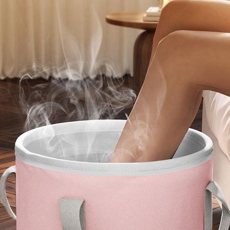 Portable Foot Bath Tub, 1 Count Foldable Foot Spa Basin with Storage Bag, Foot Soaking Tub for Home Bathroom Dormitory Outdoor Camping