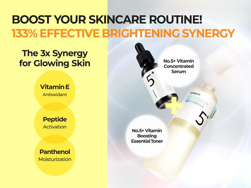 [numbuzin official shop] No.5 Toner | Vitamin Boosting Essential Toner | Improves Hyperpigmentation and Uneven Skin Tone | 6.76 fl. oz.