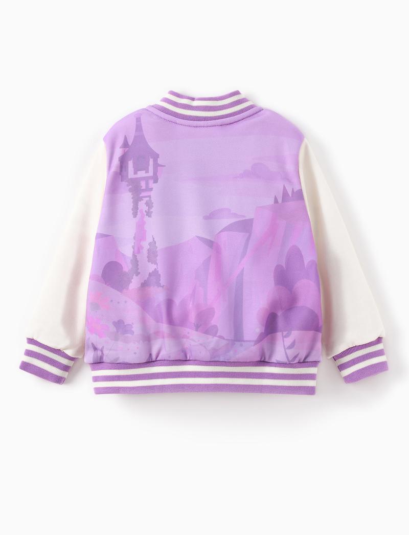 Disney Minnie Mickey Stitch Princess Frozen Elsa Marvel Jacket Lightweight Coat Button-Up Color Block Sweatshirt for Kids 2-14 Years