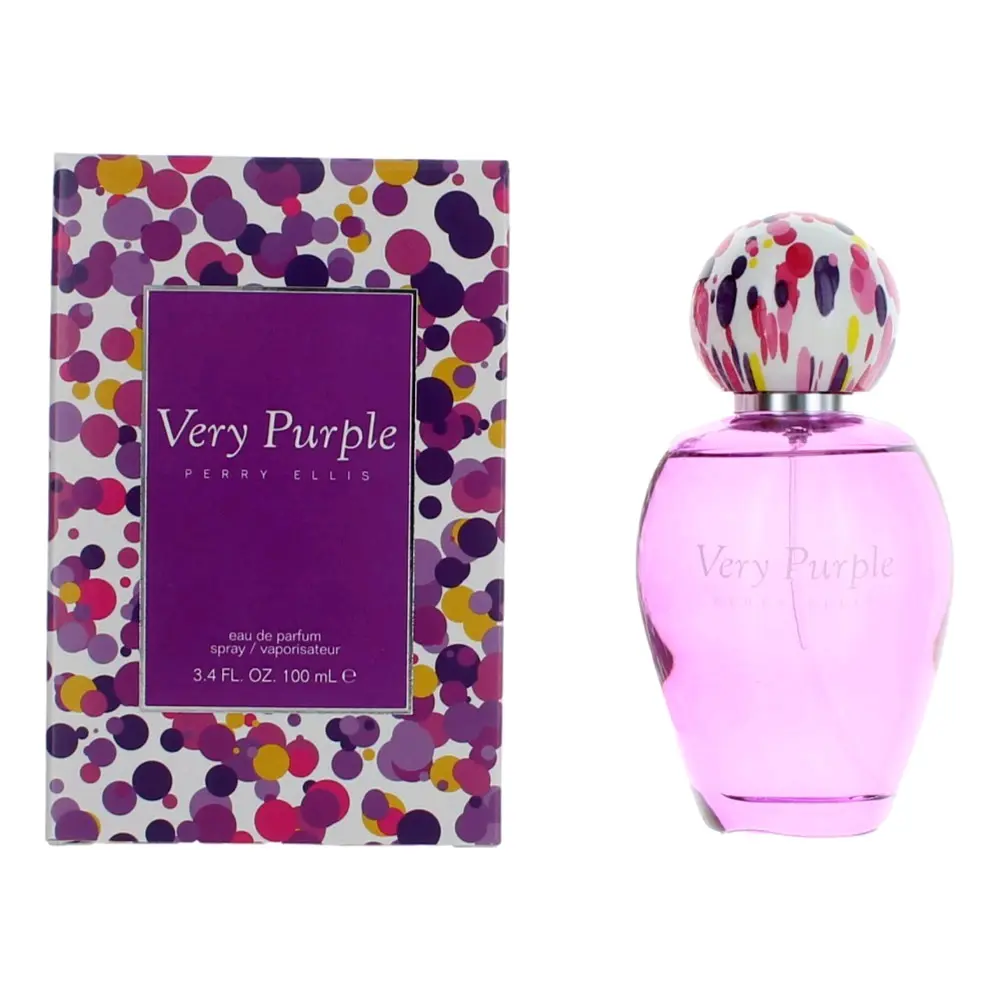 Women's Perry Ellis Very Purple Eau de Parfum (EDP) Spray, 3.4 oz (3 to 3.9 fl oz) Beauty & Personal Care Fragrance