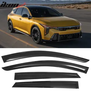 Side Window Visors for Kia K4 2025-2026 Smoke Vent Rain Sun Guards Acrylic