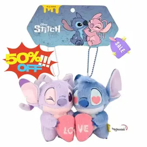 Disney Stitch Confession Magnetic Keychain Pair - Perfect Valentine's Day Gift for Disney Fans with Stitch Character & Magnetic Design