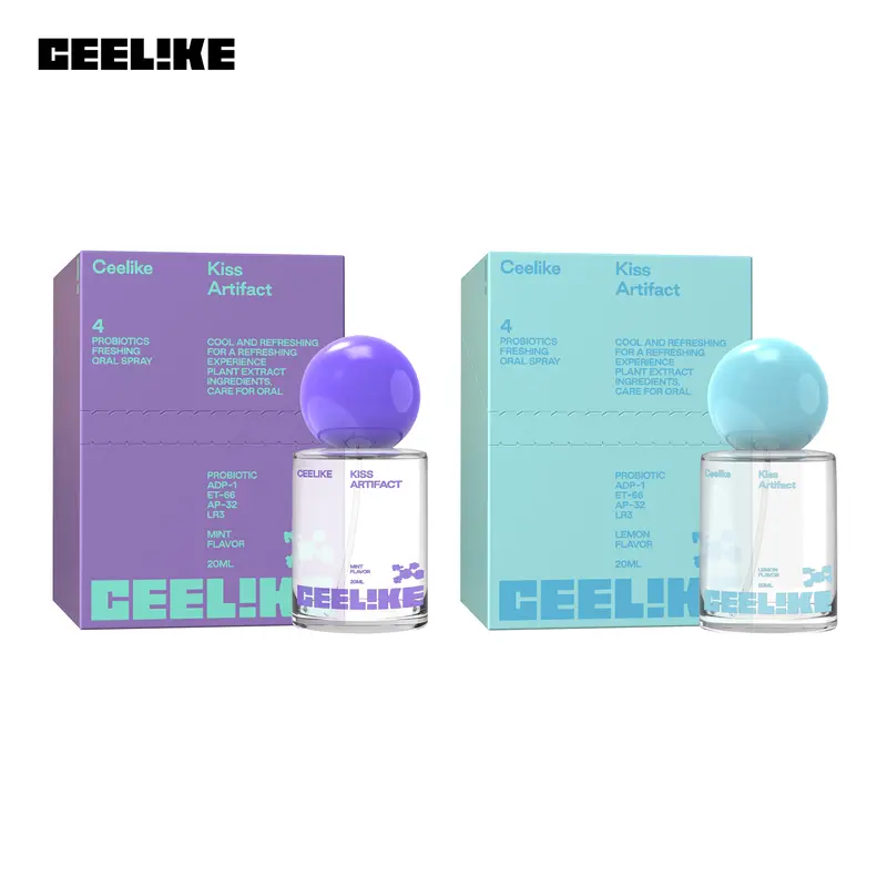 CEELIKE Oral Spray, 2-Pack Set, Freshens Breath, Available in Five Flavors