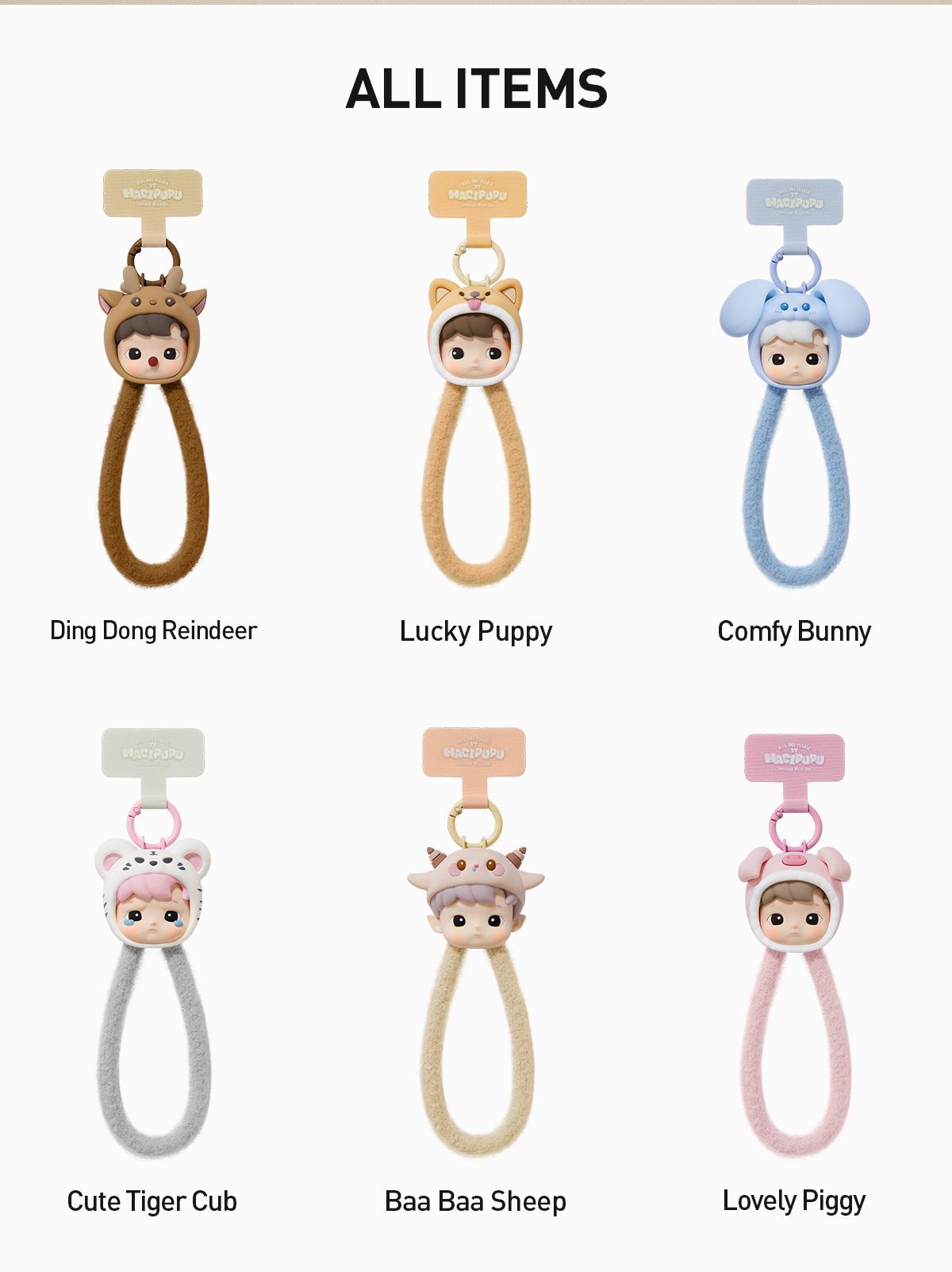 [Spanish]-HACIPUPU Snuggle With You Series – Caja Sorpresa de Correa para Teléfono