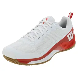 Men's Rush Pro 4.5 Tennis Shoes White and Infrared - Exclusive