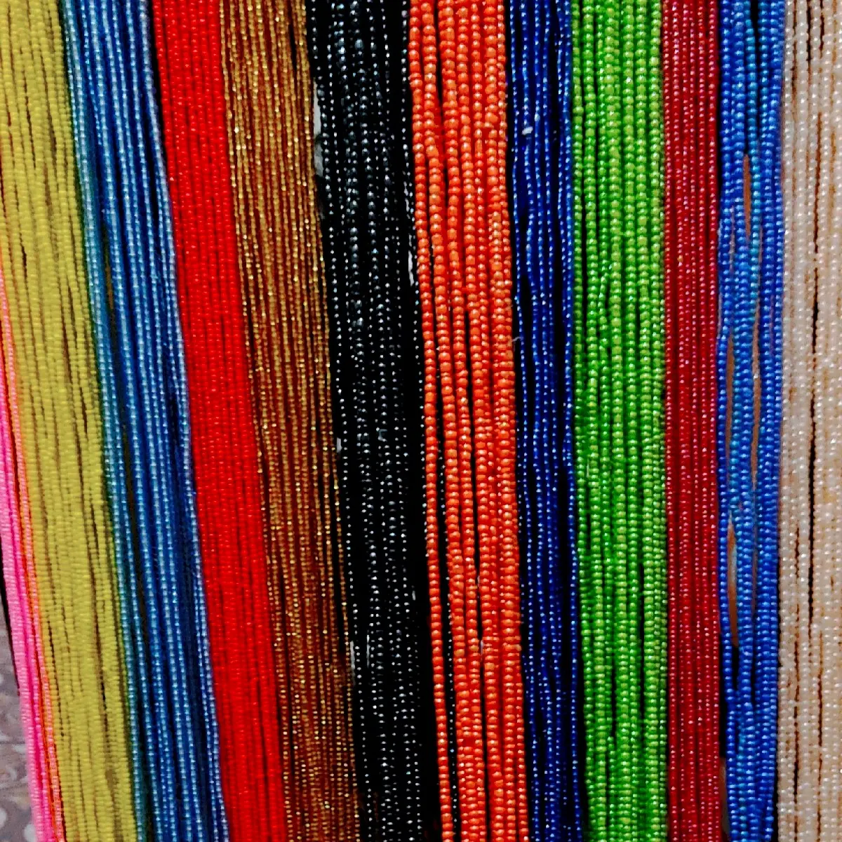 Solide Color Waistbeads, Belly Chain, 50 to 60 inches Tie on Waistbeads Female Daily waistbeads detroit African Waist