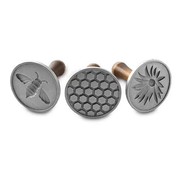 Nordic Ware Honeybee Cast Cookie Stamps