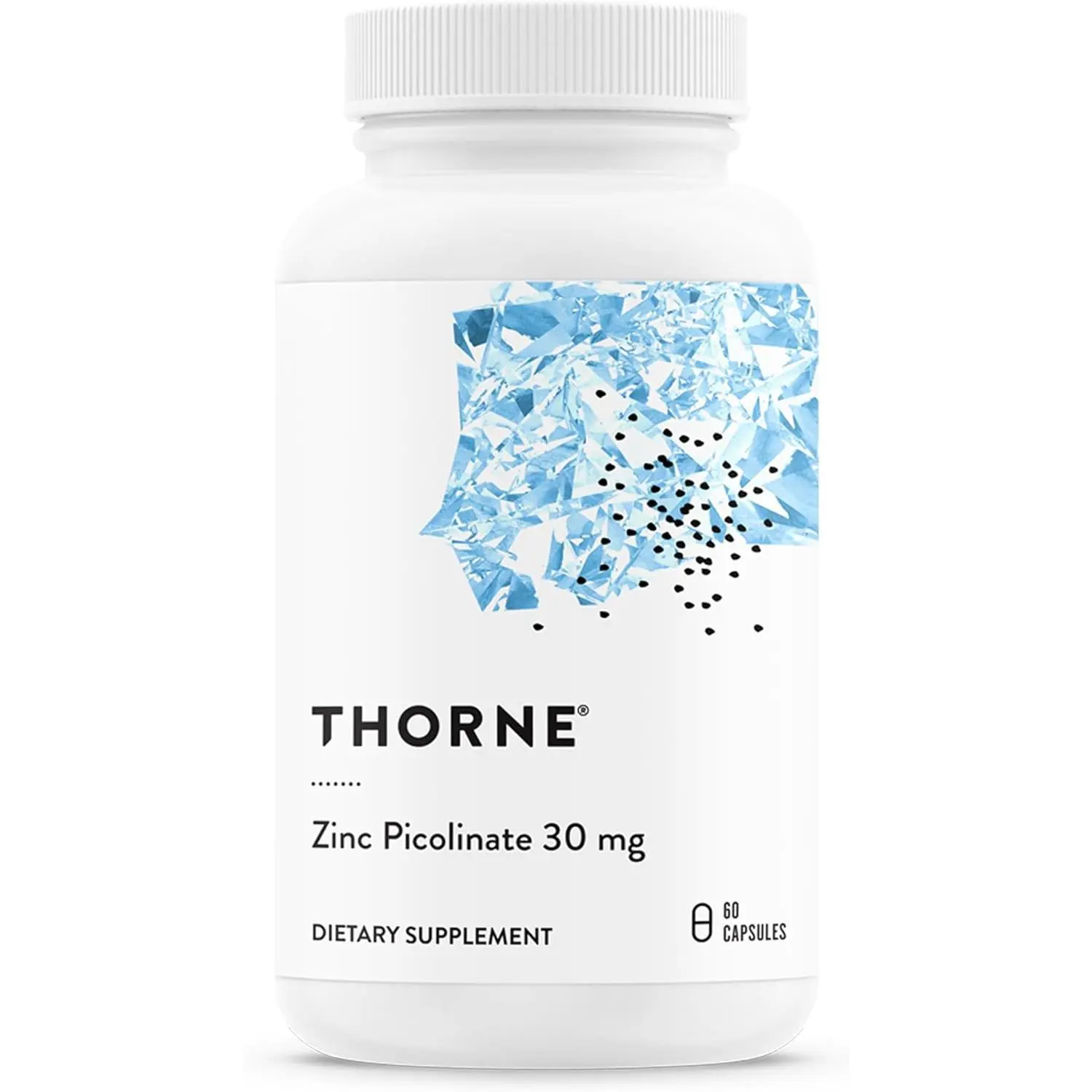THORNE Zinc Picolinate 30mg | High Absorption Zinc Supplement for Growth and Immune Function - Promotes Skin Wellness,  Antioxidant, Cellular Support & Daily Nutrition | 60 Capsules