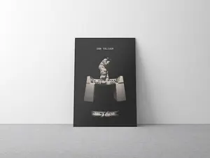 Octane Style Hip Hop Album Artwork Poster, Rap Music Aesthetic Wall Art, Rolled Poster, Poster No Frame Trendy