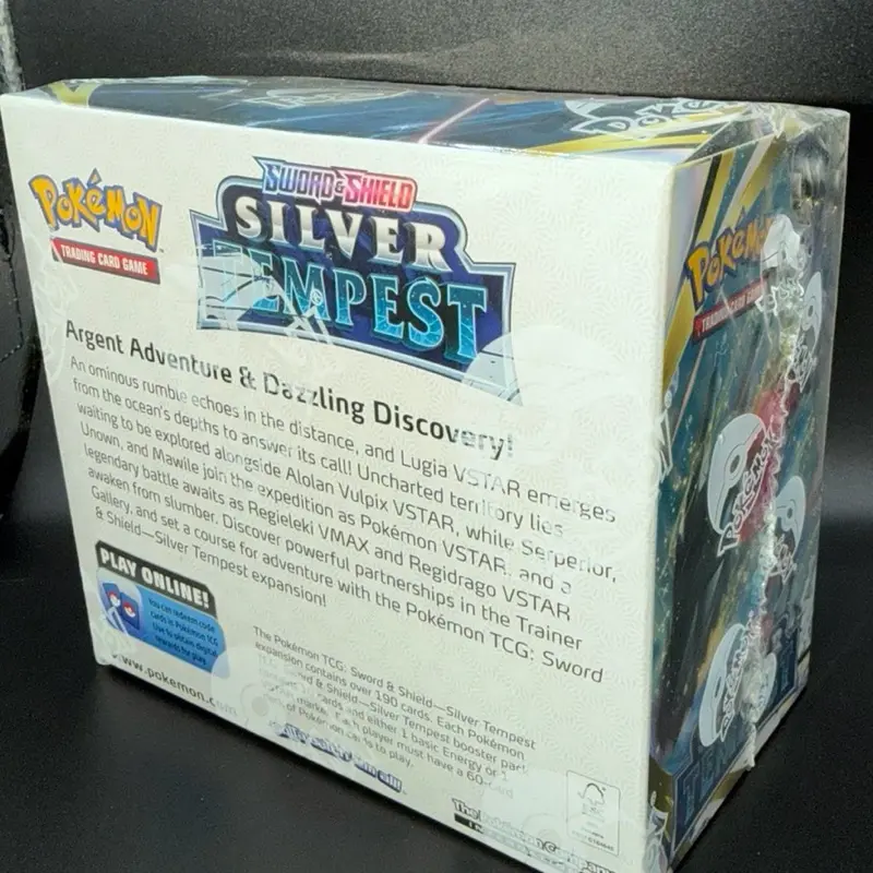 Pokemon Sword & Shield Silver Tempest Booster Box - TikTok Shop Pokemon Sword & Shield Silver Tempest Booster Box - TikTok Shop