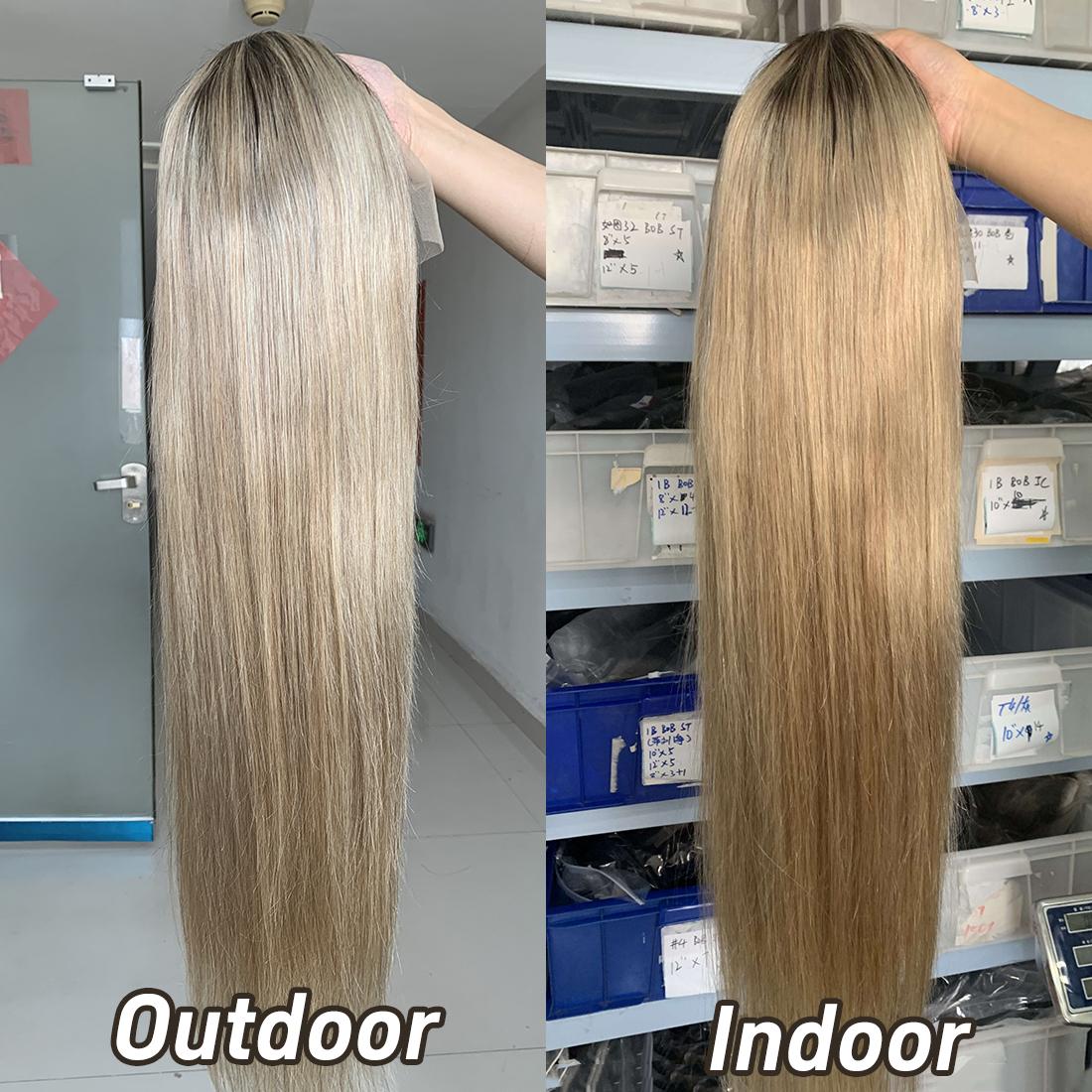 Upgrade Straight 13x4 Lace Front Ash Blonde Wig Human Hair For Women Ash Blonde Wig Hd Lace Frontal Wig Longer Blonde Human Wig 200 Density SpringStatements