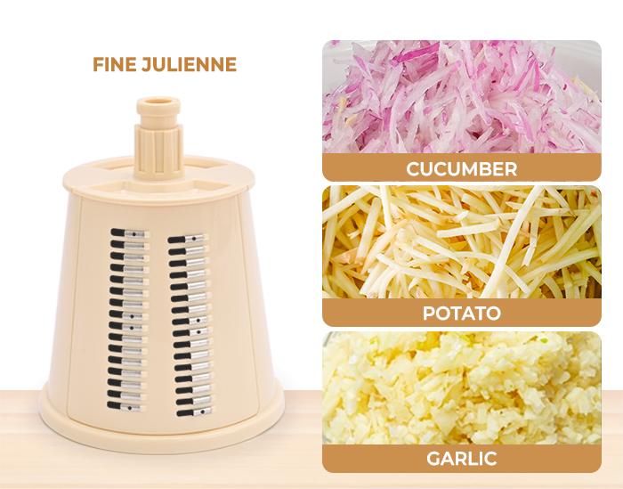 SUSTEAS Rotary Food Cheese Grater with 5 Replaceable Blades, Strong Suction Cup Base, BPA Free, Kitchen Essentials, Kitchen Utensils New Beige Vegetable Cutting Slicer Vegetable Fruit Cutter SUSTEAS Rotary Food Cheese Grater with 5 Replaceable Blades, Strong Suction Cup Base, BPA Free, Kitchen Essentials, Kitchen Utensils New Beige Vegetable Cutting Slicer Vegetable Fruit Cutter