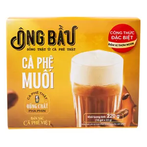 Ong Bau Instant Salted Coffee Cà Phê Muối 220 G