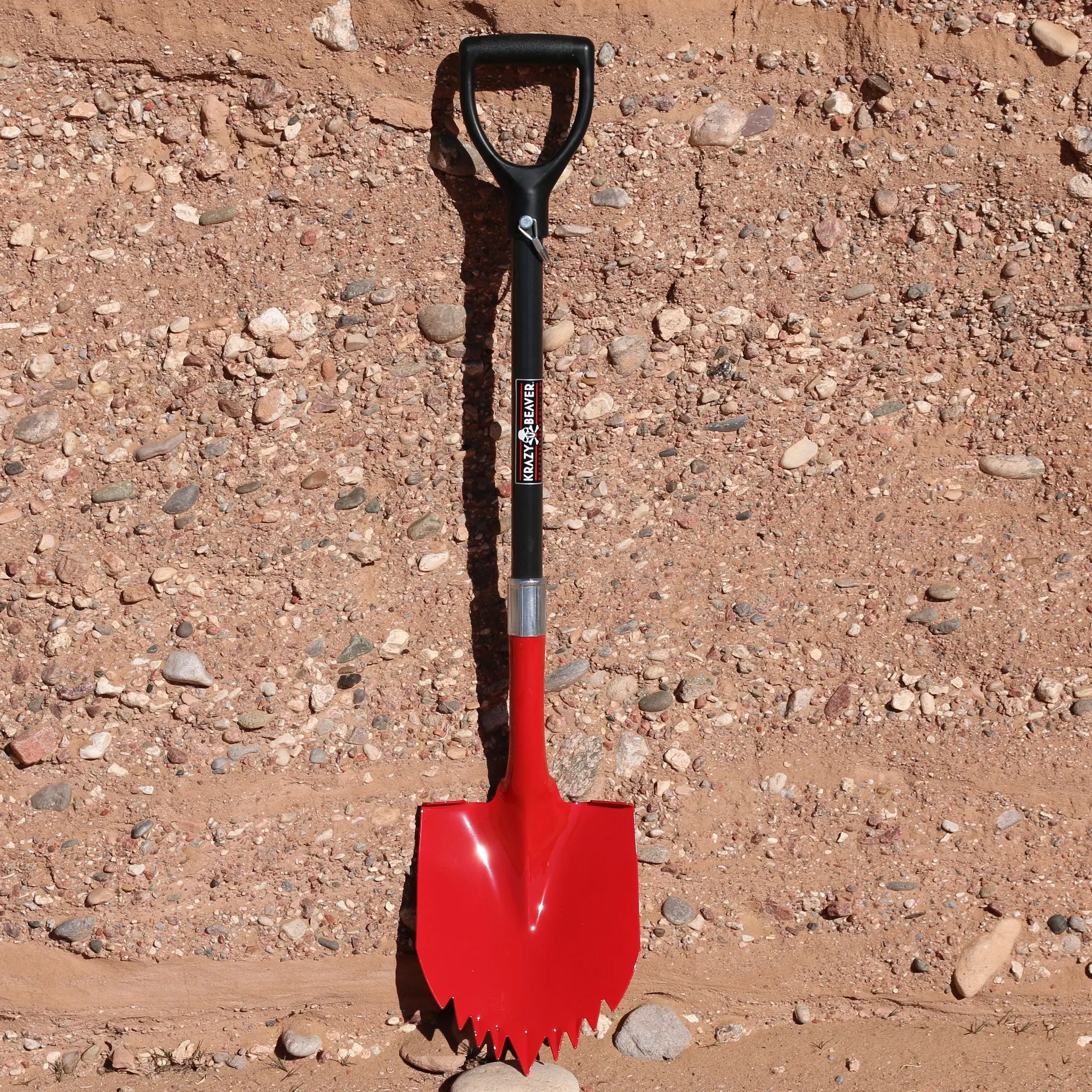 FACTORY SECOND Krazy Beaver Shovel (Black Handle/Red Head)