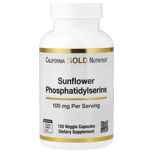 California Gold Nutrition Sunflower Phosphatidylserine, 100 mg, 120 Veggie Capsules
