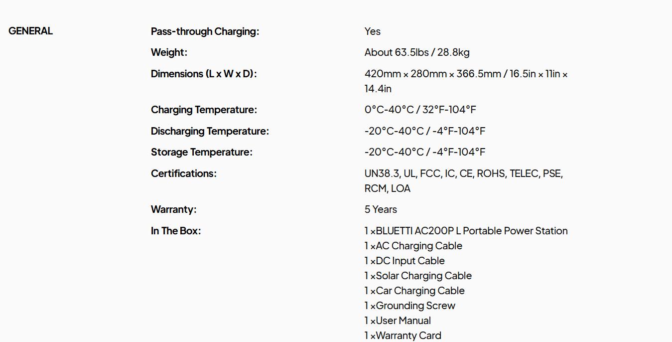 BLUETTI AC200PL Portable Power Station 2304Wh Solar Generator Expandable to 8448Wh 4 2400W AC Outlets 3600W Power Lifting 30A TT30 Output LiFePO4 Battery Backup for RV Camping Home Use BLUETTI AC200PL Portable Power Station 2304Wh Solar Generator Expandable to 8448Wh 4 2400W AC Outlets 3600W Power Lifting 30A TT30 Output LiFePO4 Battery Backup for RV Camping Home Use