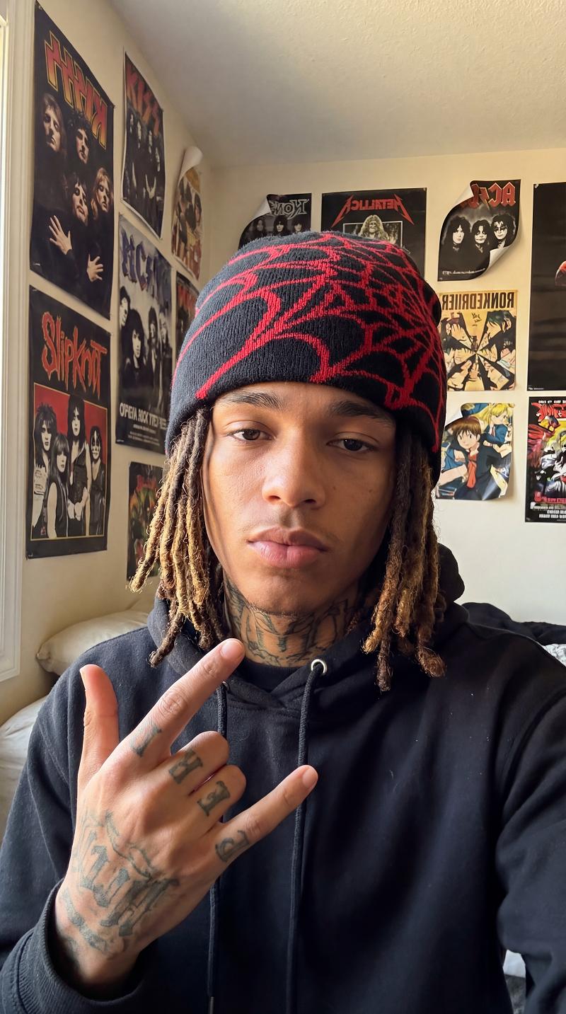 Y2K Beanie Spider Hat Unisex Cozy Fall Winter Cap & Fashion Statement Warm Soft Beanie for Skiing, Daily, Hiking, Street Dance Skateboard and Biking Perfect for Gifts