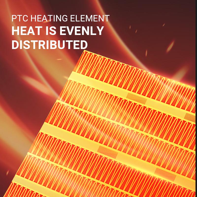 Mini Space Heater for Indoor Use Portable Desk Heater with PTC Ceramic Heating 1s Instant Heat 40°C Constant Temperature Tip-Over & Overheat Protection Quiet No Light Small Electric Heater for Office Bedroom Home