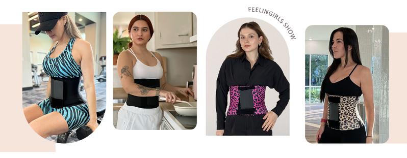 FeelinGirl Belt Waist Cincher Ab Belt Tummy Control Body Shaper with Triple Wrap WomenB Comfortable Fabrics Nylon Adjustable Multicolor Lady Festival Womenswear Lady  Comfort Fabrics Womenswear Fits Sexy Waist Trainer Springtok