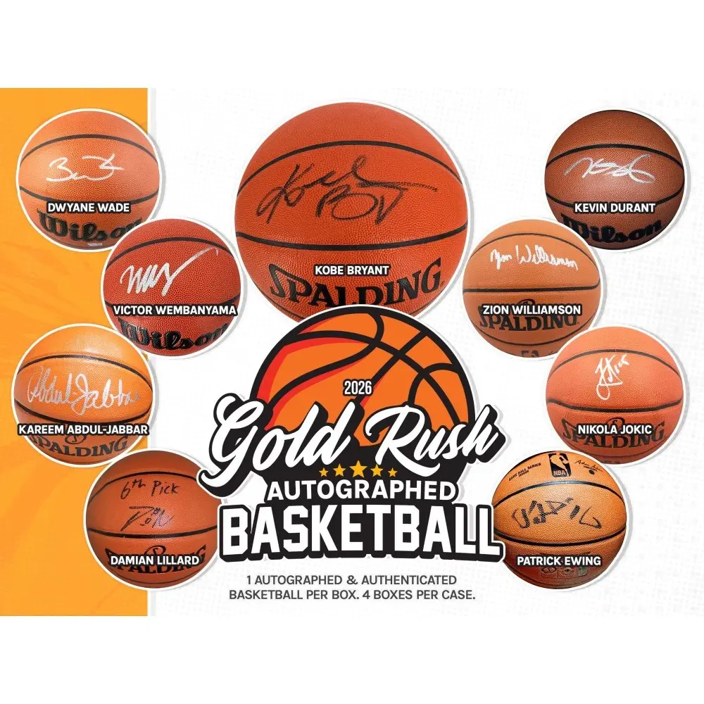 2026 Gold Rush Autographed Basketball Series 1 Box