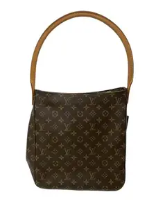 Pre-owned Louis Vuitton Canvas Shoulder Bags LV Monogram Looping GM Shoulder Bag L26011283