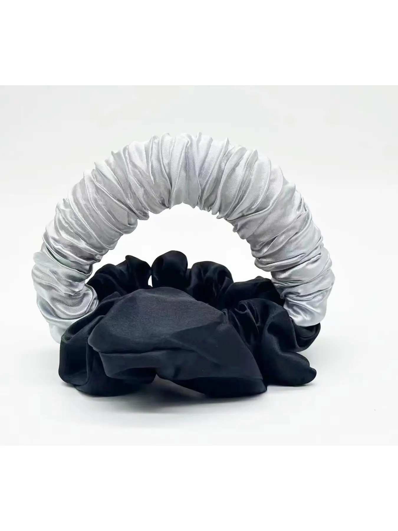 No Heat Curling Sleep Scrunchie for Hair, Satin Pillow Scrunchie, Velvet Material, Comfortable No Heat Ponytail Holder, Hair Ties, Scrunchies